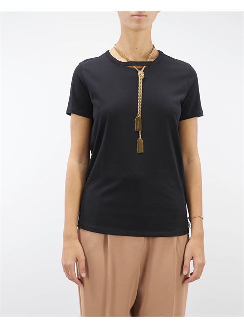 Jersey T-shirt with necklace Elisabetta Franchi ELISABETTA FRANCHI | T-shirt | MA00946E2110